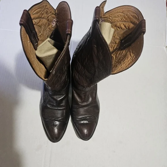 Nocona Boots Vintage Western Cowboy Men Boots Size 10.5 - Picture 7 of 8